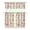 White-109, variant on Whimsical Mushroom Kitchen Curtains Set, 3 Piece Rod Pocket Curtains, Fairy Tale Mushroom Kitchen Curtains for Kitchen Windows