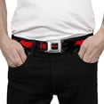 thumbnail image 3 of DC Comics Belt, Seatbelt Buckle Belt, Red Hood Logo Weathered Black Gray Red, Youth 22 to 32 Inches, 3 of 9