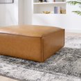 thumbnail image 5 of Modway Restore Vegan Leather Ottoman in Tan, 5 of 8