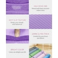 thumbnail image 6 of YR Extra Thick Yoga Mat 1 inch Large Wide Exercise Mat for Kids Senior Home Gym Workout, 78x51 inches, Pruple, 6 of 9