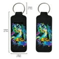 thumbnail image 2 of Yuyamidu Colorful Sea Turtle Chapstick Holder Keychain for Women Lipstick Carrier Organizer Portable Lip Balm Pouch Travel Accessories, 2 of 6