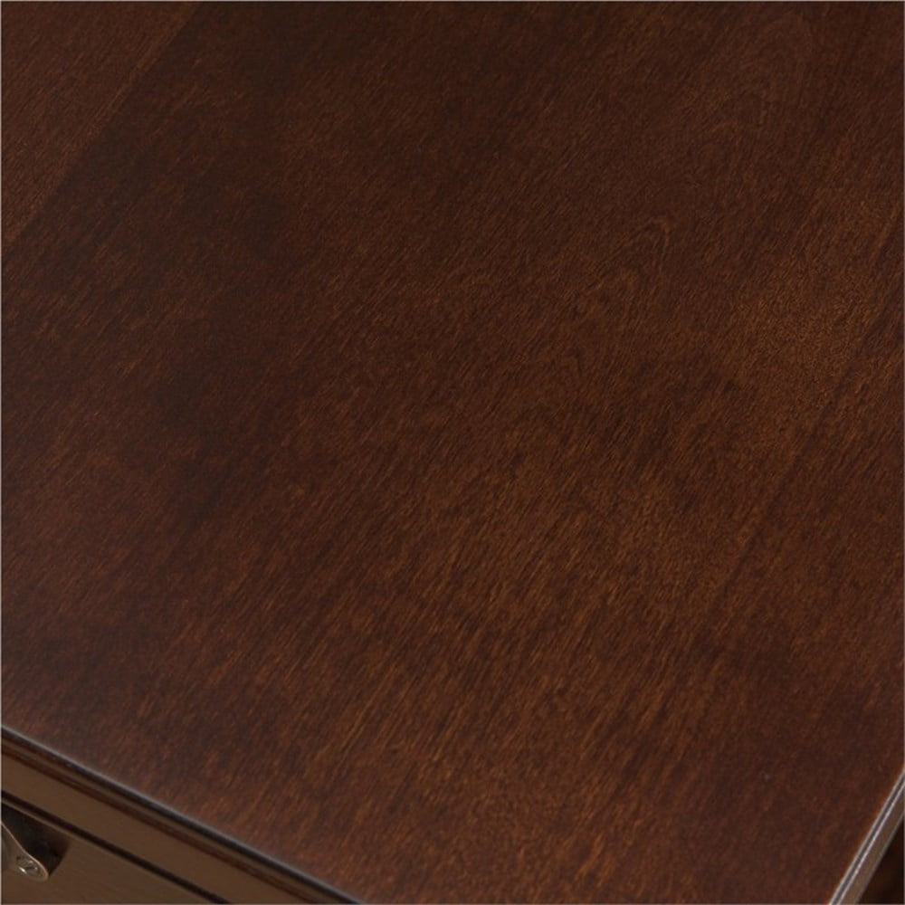 Bowery Hill Pedestal Pub Table In Cherry – Hardwood Pub Table With Claw Foot Design, 42" Height