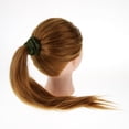 thumbnail image 2 of 5 piezas de scrunchies de terciopelo para el cabello verde, 2 of 8