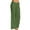 Green, variant on EDFBUYKRS Female Women Pants Casual Womens Dress Pants with Pockets 29 Inseam Women Casual Solid Linen Elastic Waist Drawstring Long Wide Leg Pants Xl