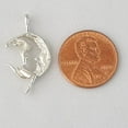 thumbnail image 5 of 925 Sterling Silver Necklace w/ Moon Rider 3D Pendant Charm, 5 of 6