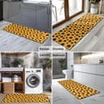 thumbnail image 2 of Yellow Black Dot Sunflower Pattern Kitchen Rug Mat,Kitchen Runner Rugs Non Skid Washable,Decorative Kitchen Floor Mats for Kitchen,Sink,Laundry,17"X47", 2 of 5