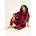 thumbnail image 3 of Joyspun Women's Plush Hoodie and Joggers Pajama Set, 2-Piece, Size XS-3X, 3 of 4