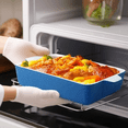 thumbnail image 4 of Casserole Dishes for Oven, Ceramic Baking Dishes, Lasagna Pan with Handles, Porcelain Baking Pan Deep, Bakeware for Baking, Cooking, Wedding Gift, Set of 3, 4 of 6