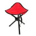 thumbnail image 3 of POINTERTECK Tabouret Trépied Pliant Portable Tabouret à Trois Pieds Siège de Chaise pour Pêche Camping Randonnée (Rouge), 3 of 6