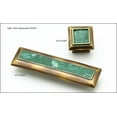 thumbnail image 5 of Schaub And Company 818-MOP-PN Symphony Solid Brass 1-3/8" Luxury Designer Square Cabinet, 5 of 7