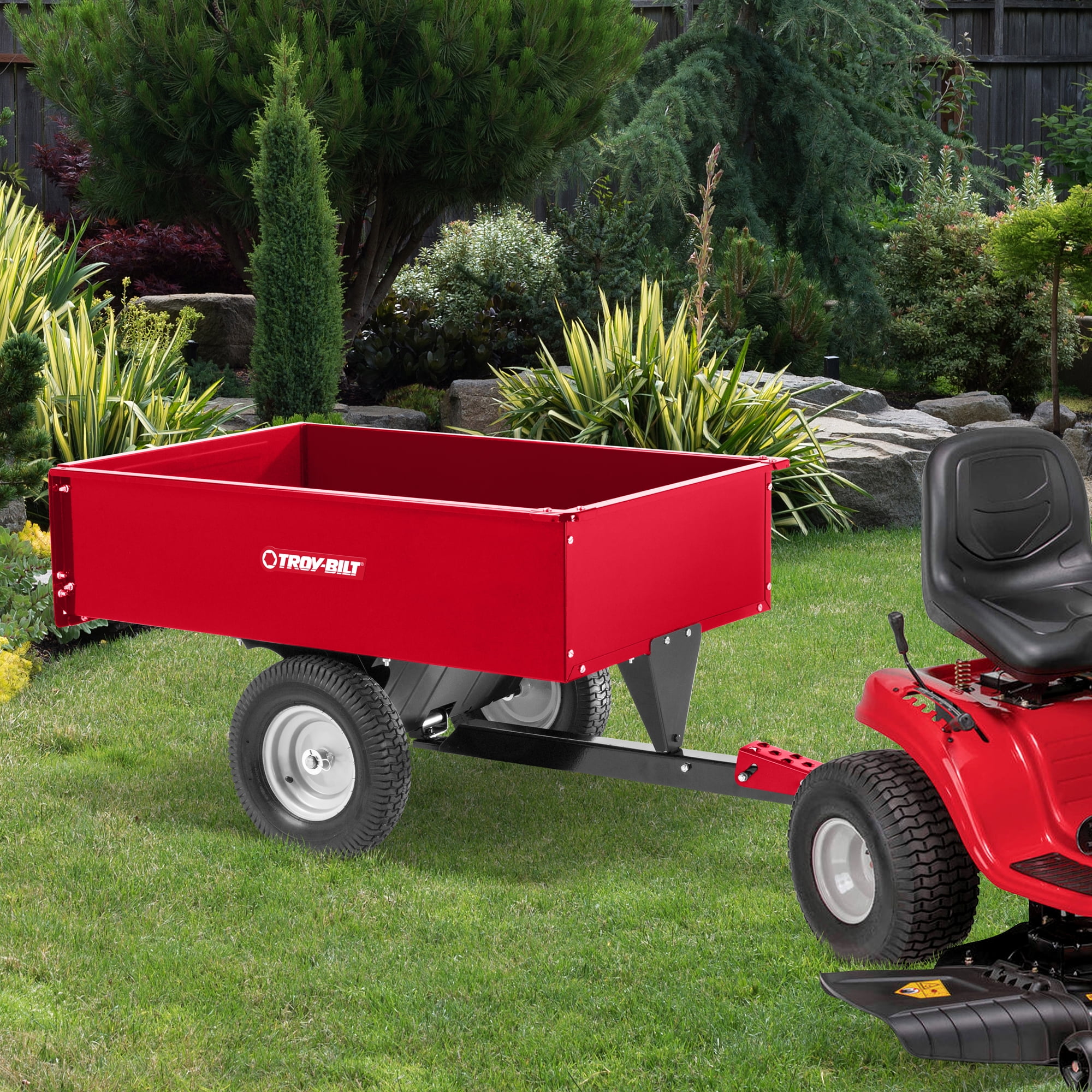 Troy- Bilt 12 Steel Swivel Dump Cart