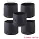 thumbnail image 1 of Macetas de tela no tejida transpirable Bolsas con asas de correa Bolsas para jardinería de guardería Bolsa para macetas de cultivo, 5 Unids / set Inevent JJ16507-01, 1 of 6