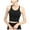 Black, variant on Women Longline Sports Bra Open Back Criss Cross Sleeveless Yoga Workout Fitness Crop Shirt