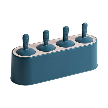 

4slots Home Low Temperature Resistance DIY Homemade Ice Cream Soft Silicone