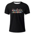 thumbnail image 6 of Autism Awareness Shirt for Men Women 2026 Summer Casual Short Sleeve Crewneck Neurodiverse Universe Graphic Tee Shirt, 6 of 7