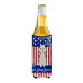 thumbnail image 2 of Caroline's Treasures BB3085MUK Patriotic USA Bedlington Terrier Blue Michelob Ultra Hugger for slim cans , Slim Can,, 2 of 3