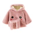 thumbnail image 2 of Corea bebé niña niños bordado dibujos animados ropa polar espesar princesa sudadera con capucha Ehuebsd Para estrenar, 2 of 9