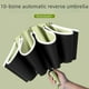 thumbnail image 1 of Paraguas automático inverso para hombres y mujeres, para sol y lluvia, de doble uso, resistente, plegable, resistente a los rayos UV, 1 of 5