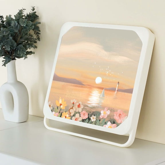 PONPRNGY Bathroom Mural Clothes Folding Storage Box Waterproof Hanging Storage No-Punch Wall Mounted Bathroom Shelves over Toilet Mural space Saving,for Bathroom Storage&Home Decoration