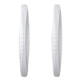 thumbnail image 3 of 2 Pieces Car Bumper Protector Strips Car Front Rear Corner Bumper Guard Lips White, 3 of 7