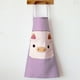 thumbnail image 5 of Delantales de cocina, delantal de trabajo, delantal de chef con dibujos animados para mujeres, chef y repostería. Púrpura, 5 of 8