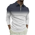 thumbnail image 1 of Pisexur Chandails en Molleton pour Hommes à Manches Longues, Sweat à Col Rabattu, Mode Décontractée, Patchwork de Couleurs Surdimensionné, Pull-Over, Fermeture Éclair Quart, Chemises de Gym Athlétiques, Chandail en Molleton Grande Taille M-6TG, 1 of 5