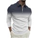 thumbnail image 1 of Suéteres de Manga Corta de los Hombres Top de Solapa / Camisa Diseño Deportivo Casual, Tela Suave Transpirable para el Uso Diario Al Aire Libre de Invierno, 1 of 5