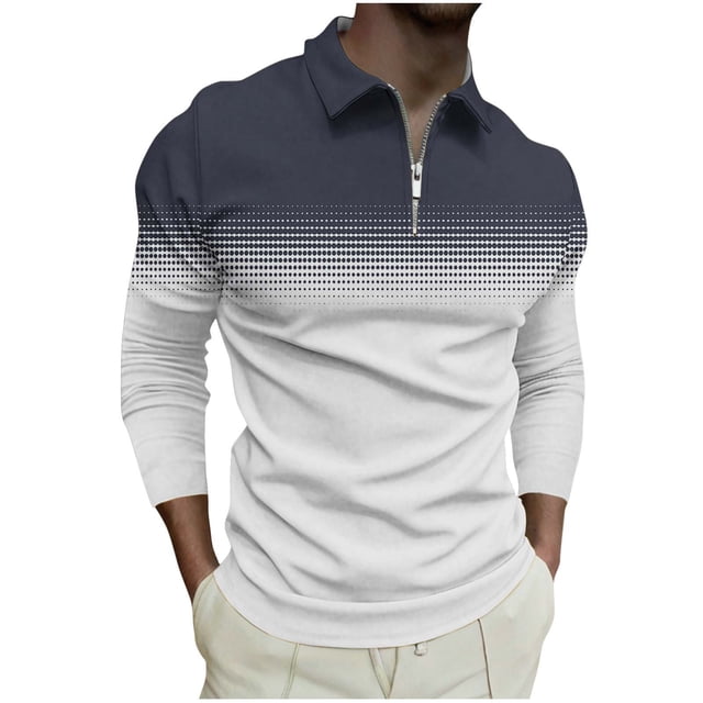 Pisexur Chandails en Molleton pour Hommes à Manches Longues, Sweat à Col Rabattu, Mode Décontractée, Patchwork de Couleurs Surdimensionné, Pull-Over, Fermeture Éclair Quart, Chemises de Gym Athlétiques, Chandail en Molleton Grande Taille M-6TG