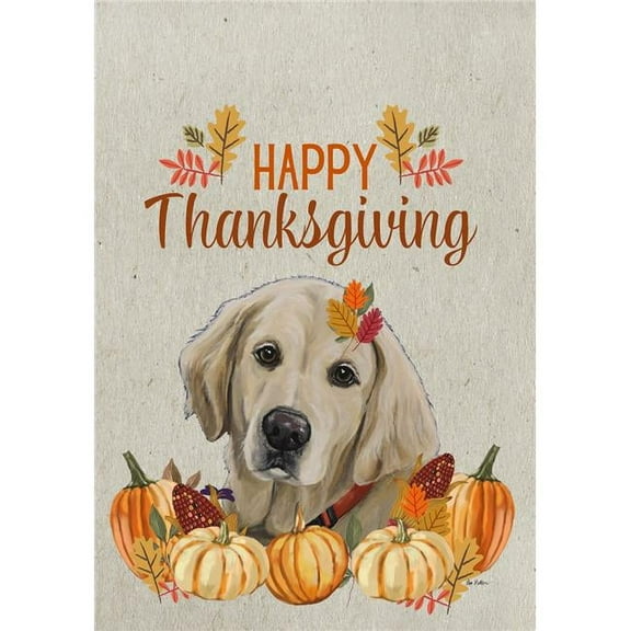 Golden Retriever  - HHS Best of Breed Thanksgiving Garden Flag