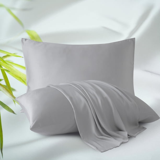 Fundas de Almohada Zaizaihome de Viscosa de Bambú 51x66 cm Set de 2
