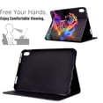 thumbnail image 2 of ELEHOLD Flip Leather Case for iPad 10th Generation 10.9" (2022) with Printed Pattern Card Slots Anti-Slip Strip Auto Wake/Sleep Kickstand Function Shockproof Folding Case,Tiger, 2 of 6