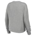 thumbnail image 3 of Women's WEAR by Erin Andrews Heather Gray Seattle Kraken Knit Long Sleeve Tri-Blend T-Shirt & Pants Sleep Set, 3 of 5