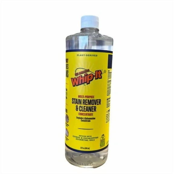 Whip-It! Amazing Multi-Purpose Cleaner & Stain Remove, Natural Plant-Based 32Oz
