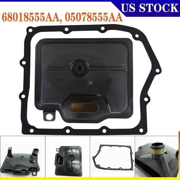 Transmission Filter KIT Pan Gasket for 07-20 Chrysler Dodge Ram 62TE 68018555AA