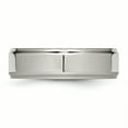 thumbnail image 3 of Titanium Ridged Edge 7mm Polished Band, 3 of 10