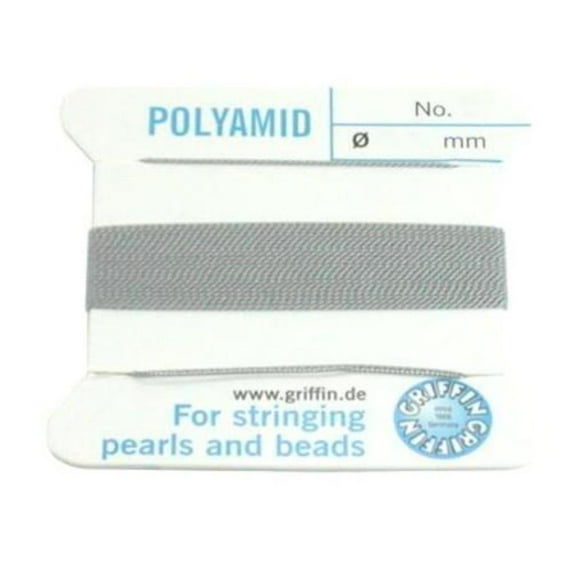 Grey Nyl Bead Cord #4 - BDC-122.04