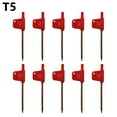 thumbnail image 5 of 10× Small Torx Screwdriver T Wrench Red Flag Type Spanner Key Screwdriver T5-T20,T6, 5 of 7