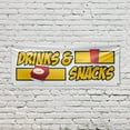 thumbnail image 5 of Drinks and Snacks Banner Sign 24 Inch x 72 Inch | 13 oz Vinyl with Metal Grommets | Heavy-Duty Single-Sided Outdoor Durable Printed High-Quality Weatherproof | Made in the USA, 5 of 6