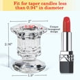 thumbnail image 4 of Juego de 12 portavelas Lanttu Glass Clear para bodas, 4 of 9