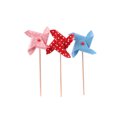 thumbnail image 5 of Colorful Assorted Mini Windmill Cake Toppers for Birthday Wedding Parties Decorations 6pcs, 5 of 7
