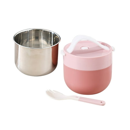 

Yedhsi Wholesale 304 Stainless Steel Soup Cup Soup Bowl Breakfast Milk Cup Takeaway Portable Mini Soup Can Office Worker Cereal Cup for Kitchen Accessories