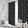 thumbnail image 5 of Blackout Kids Curtains,Neon Controllers Games Icons Black Pattern Childrens Insulated Curtains Set Of 2,Bedroom Essentials,Toddler Room Decor 52"x84", 5 of 5