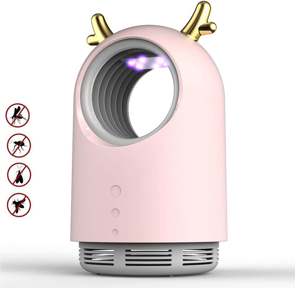 LED Light Inhaler Trap Lamp,USB Power Supply,Suitable for Indoor Residential & Office,Non-Toxic Germofin Bug Zapper Inhaler Includes Incense,Mosquito Trap with Super Quiet Electronic Killing Mosquito