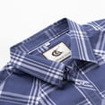 thumbnail image 3 of Camisa COEVALS CLUB para hombre, manga larga, estilo vaquero, estilo vaquero, a cuadros, 3 of 7