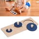 thumbnail image 5 of Wooden Sorting Stacking Toys Hardwood Geometric Puzzle Montessori Wooden Puzzle for Early Education, 5 of 8