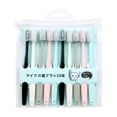 thumbnail image 1 of Manual Toothbrush 10Pcs/Set Toothbrush Adult Family Pack Household Toothbrush Soft With Protective Cover Tools Toothbrush Sets For Adults Kids Travel, Manual Toothbrushes for Women, 1 of 8
