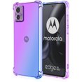 thumbnail image 1 of czcpp-DABUNA Funda para Moto Edge 30 Neo Case Uso Rudo,Transparente Colores Degradados Protectora de Cámara Anticaída Carcasa Bumper(Púrpura Azul), 1 of 4