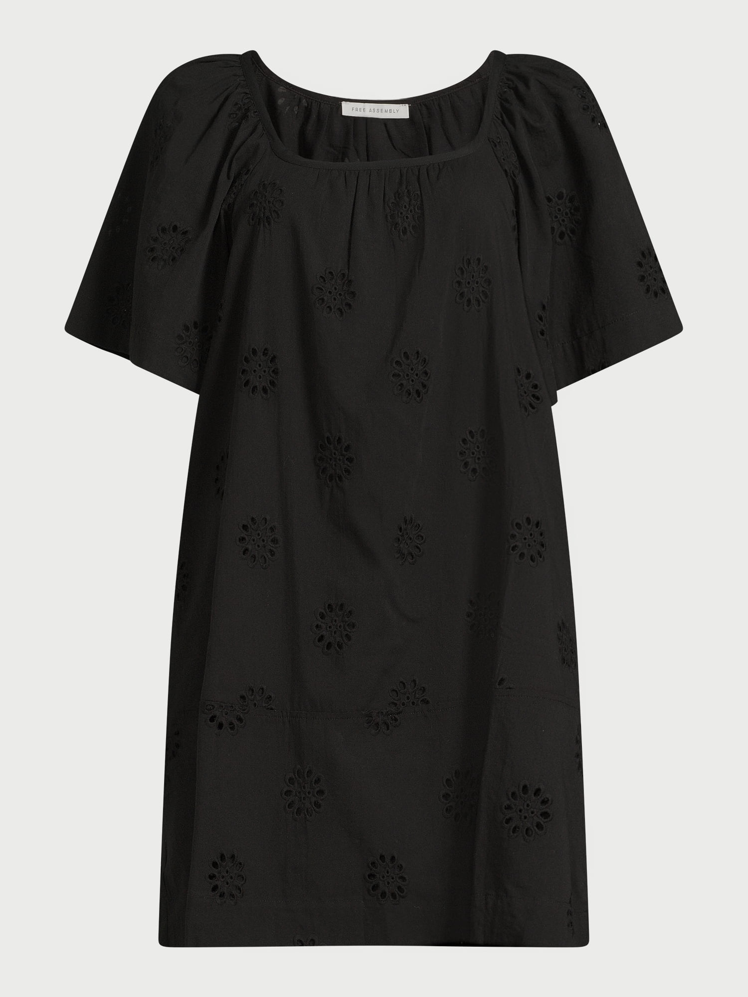 white christmas dresses Santiago Cut-Out Ruffle Maxi Dress Black– Selfie Leslie main image 1