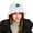 White, variant on Hats for women Furry Fuzzy Bucket Hat Plush Warm Winter Fisherman Cap for Ladies