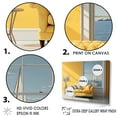 thumbnail image 3 of Designart "Horizon With Coastal Windows" Coastal Windows Floater Framed Canvas Wall Art, 3 of 5